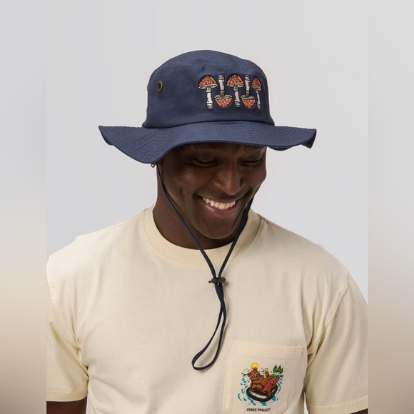 Parks Project Shroom Caps River Hat, Navy, One Size, NWT - Picture 4 of 9